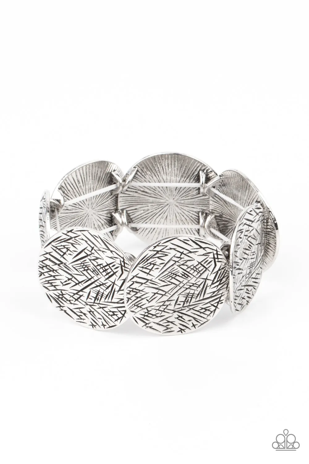 Bracelets Extra Etched - Silver B288