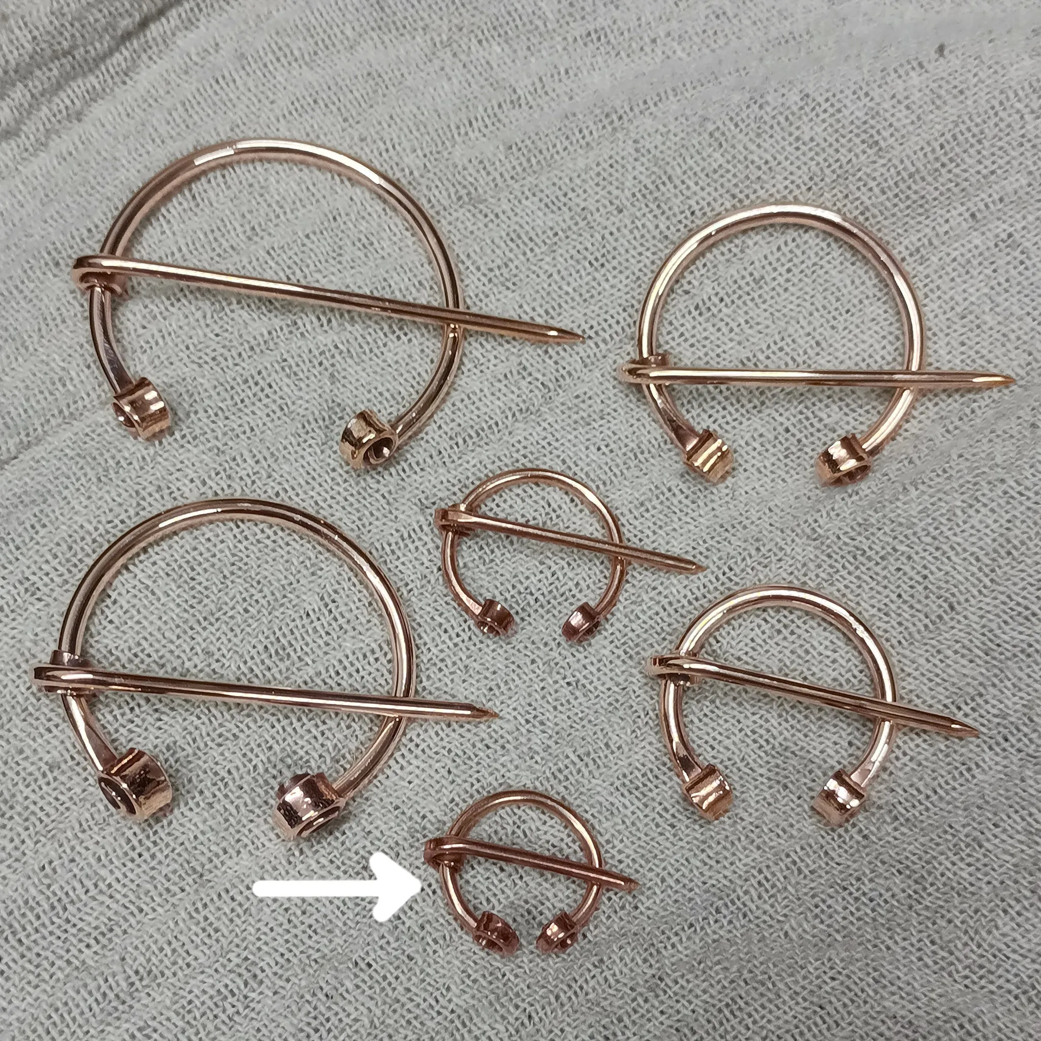 Bronze Clothes Pin / Cloak Pin / Fibula