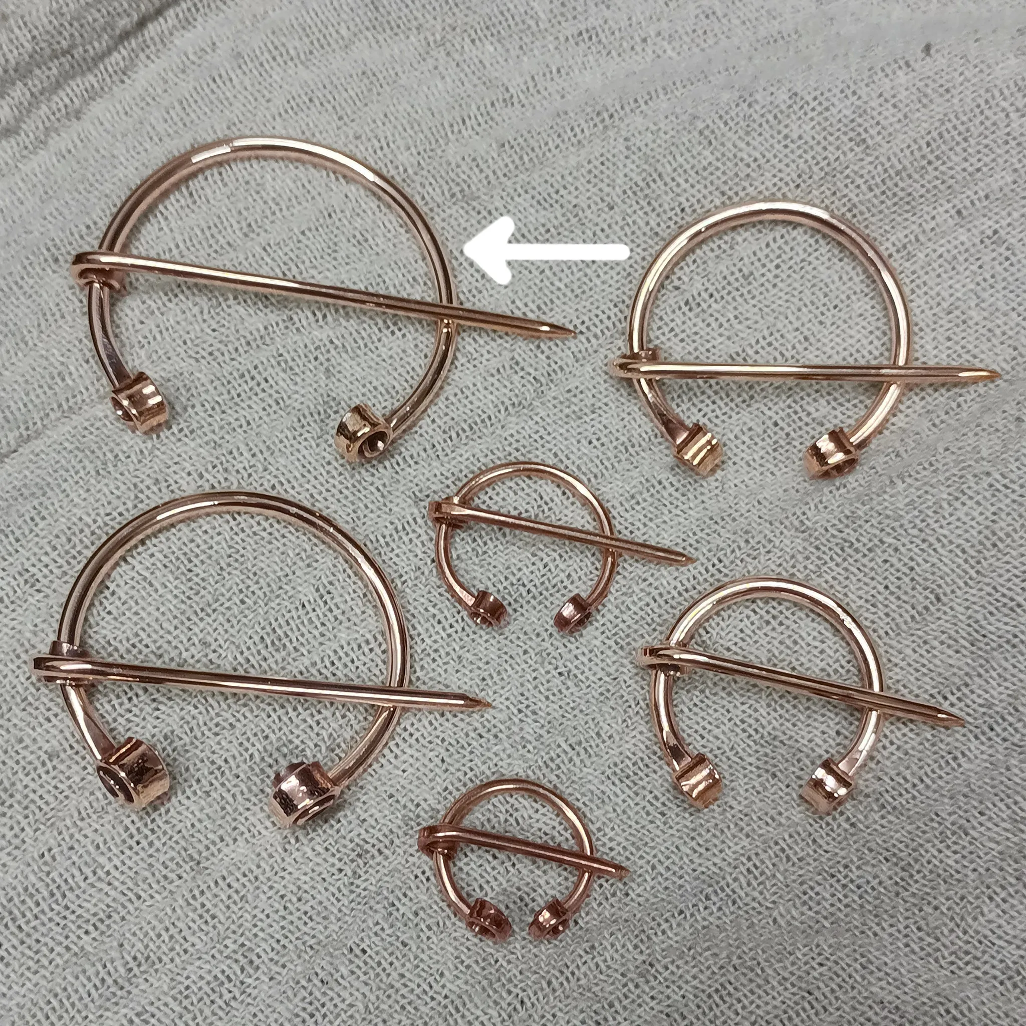 Bronze Clothes Pin / Cloak Pin / Fibula