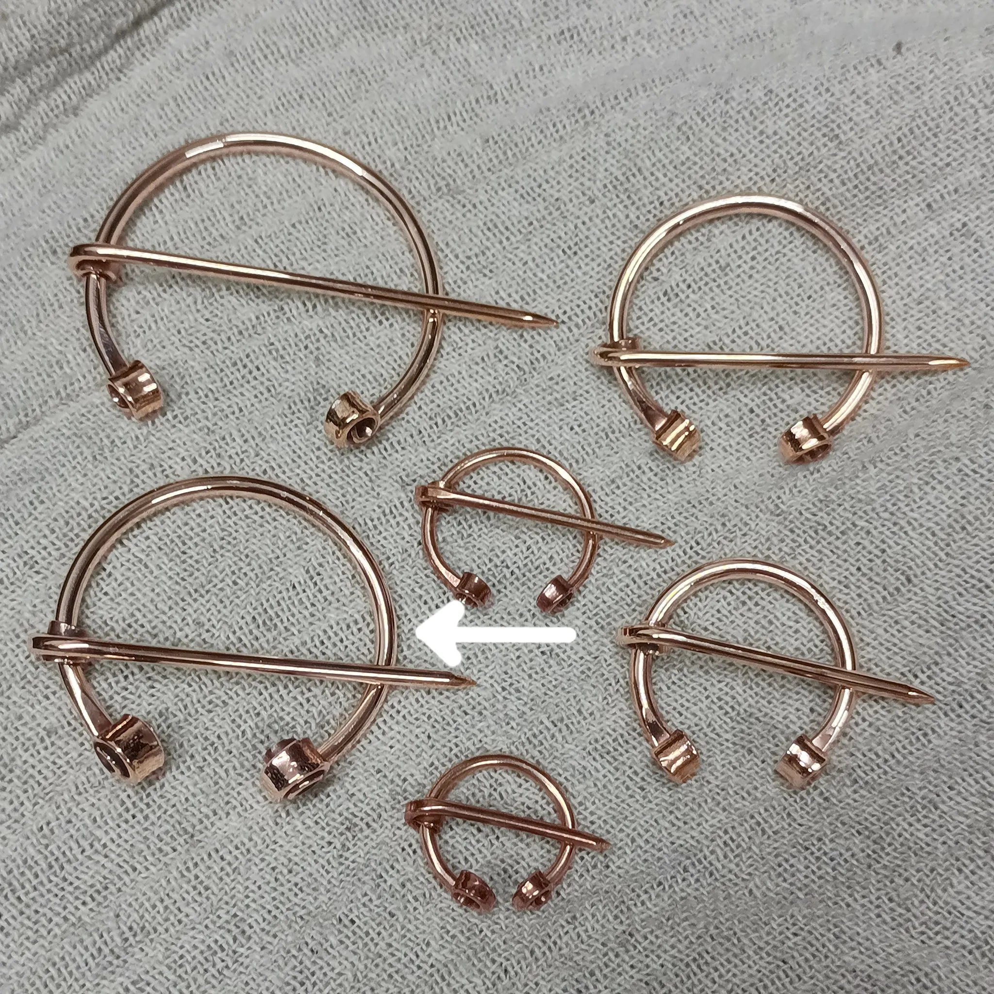 Bronze Clothes Pin / Cloak Pin / Fibula
