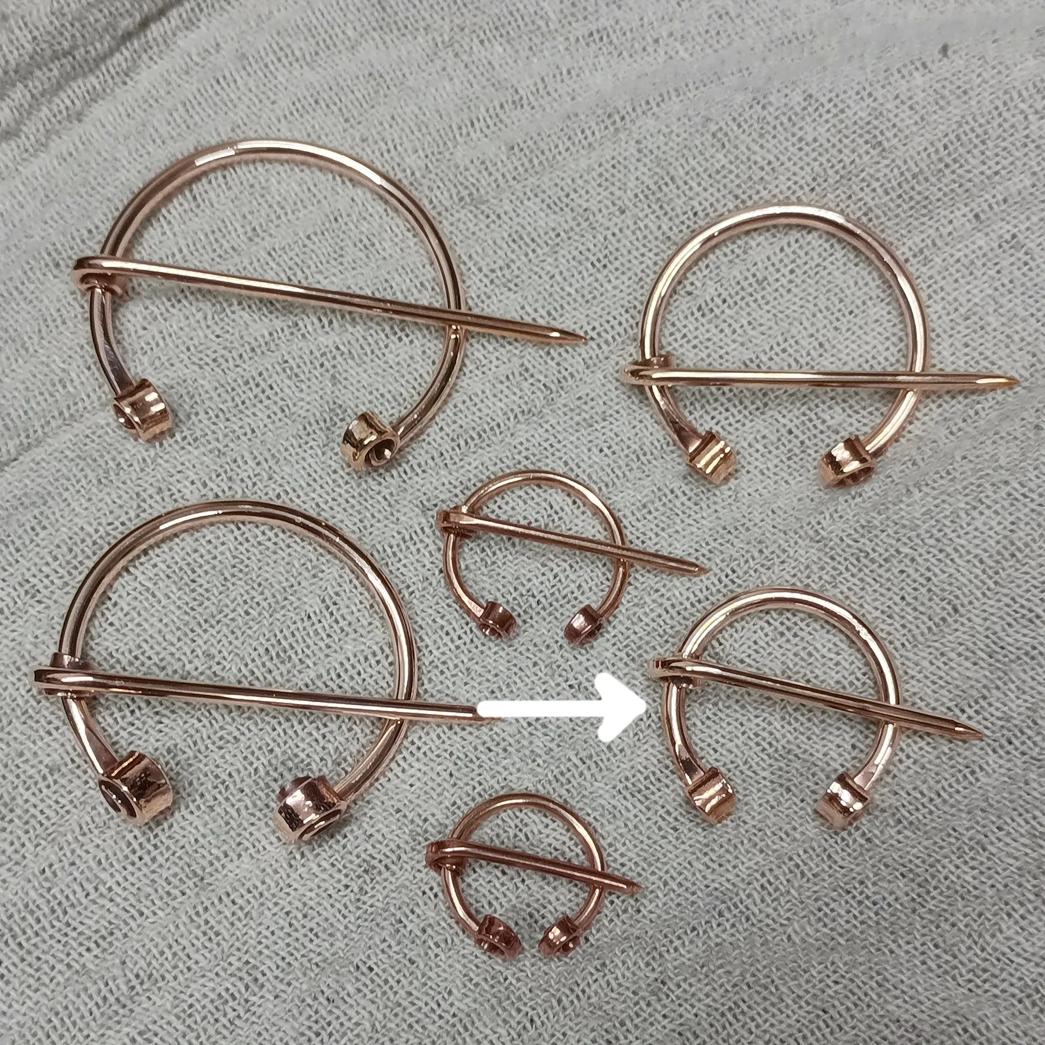 Bronze Clothes Pin / Cloak Pin / Fibula