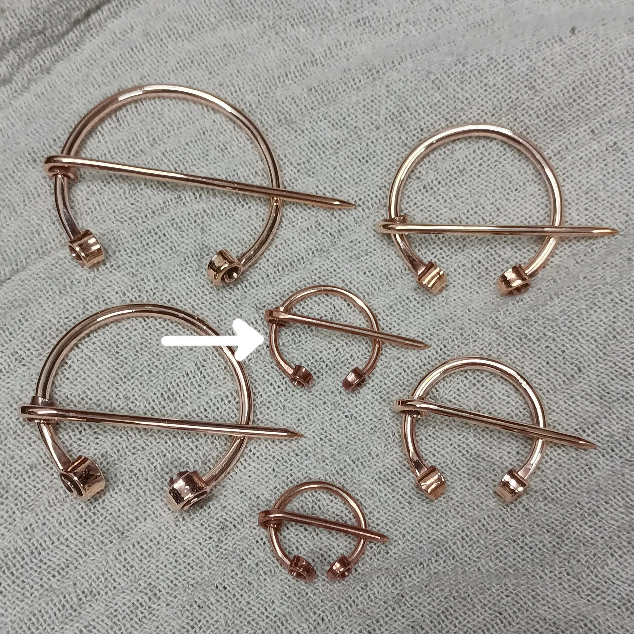 Bronze Clothes Pin / Cloak Pin / Fibula