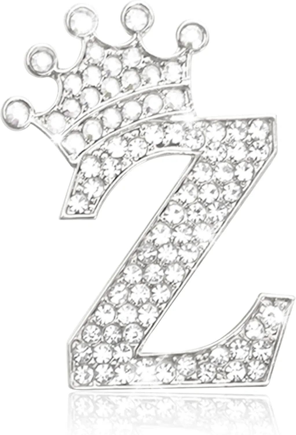 Brooches and Pins for Women Initial Brooch Pin Bag Charm Rhinestone Brooches for Wedding Dress Backpacks Clothing Crafts Accessories Custom Jewelry Gift