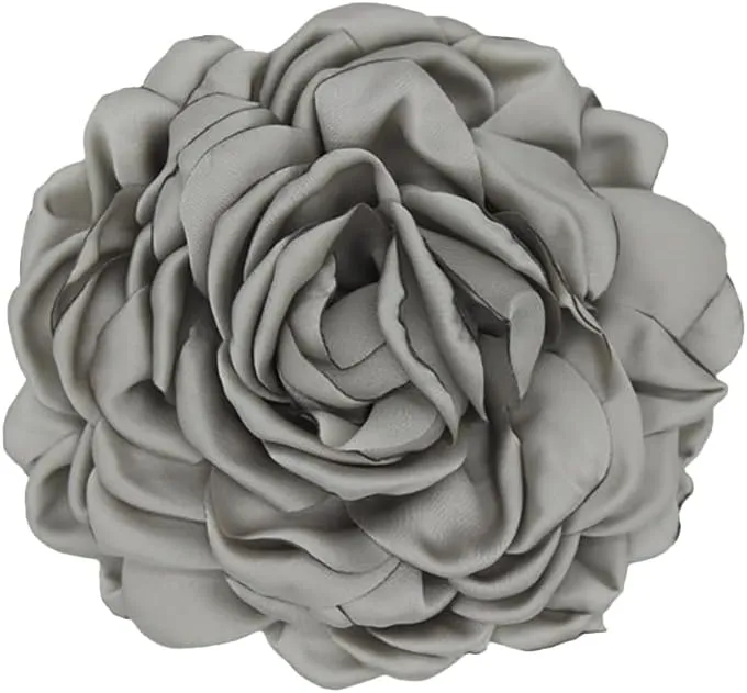Delicate Large Flower Brooch - Burnt Edge Peony Pure Corsage for Weddings Mother's Day Jewelry