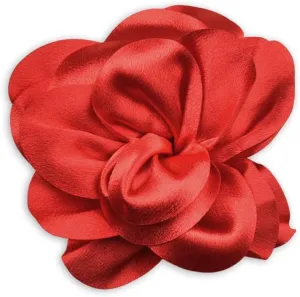 Flower Brooches for Women Rose Brooch Pin Fabric Floral Brooch Large Flower Lapel Pins for Women Wedding Birthday Rose Flower Brooch Pins for Clothes Dress Suit Accessories