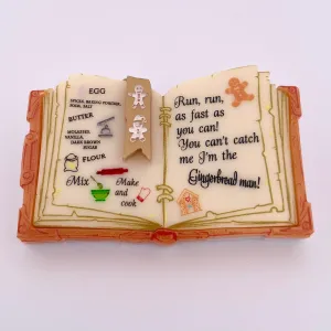 Gingerbread instruction book - Brooch - Set of 4