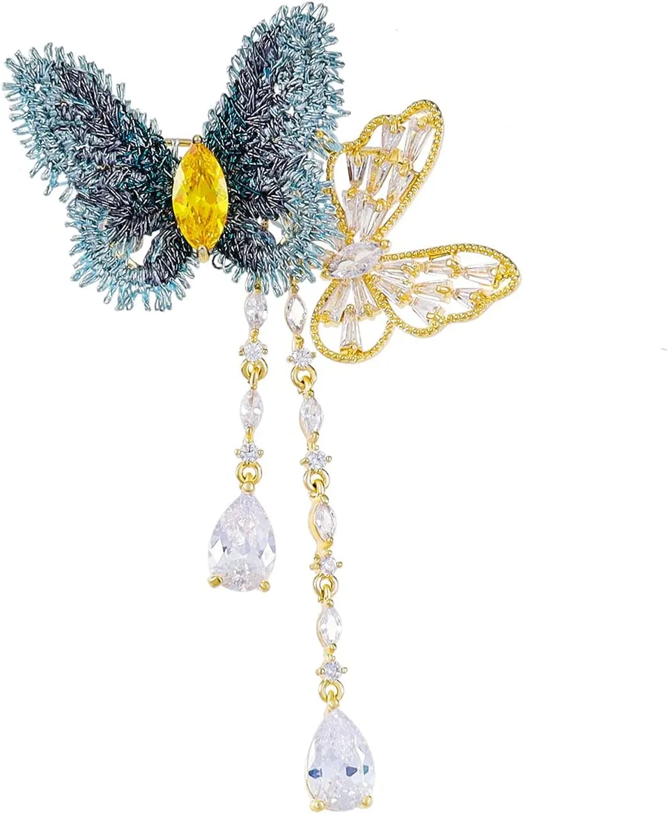 Gold Floral Series Pearl Shells Flower Brooches for Women