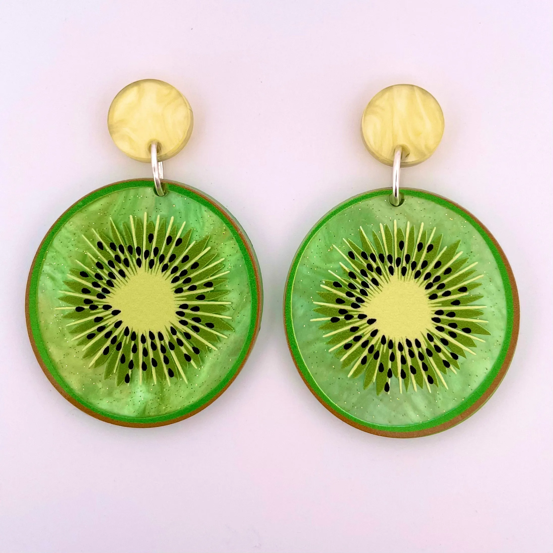 Kiwi 🥝 fruit - Earrings - Set of 2