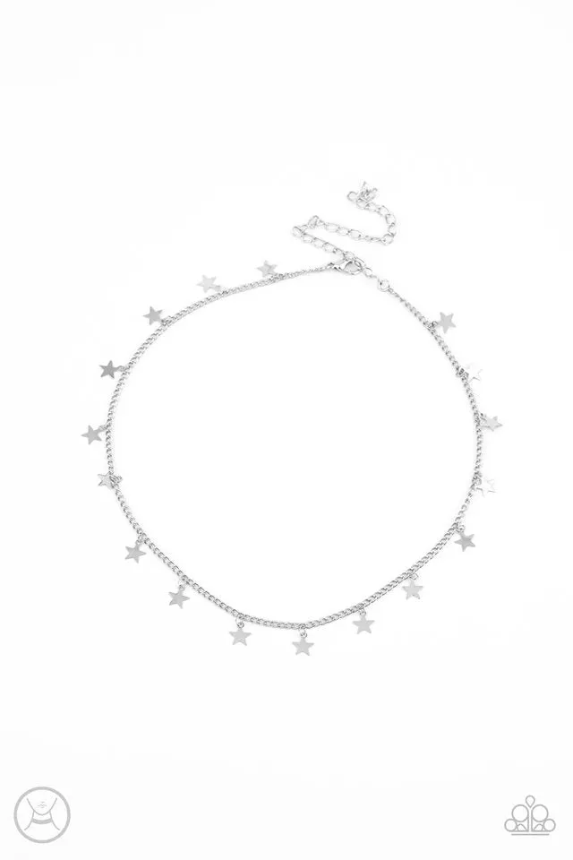 Paparazzi Necklace ~ Starry Skies - Silver